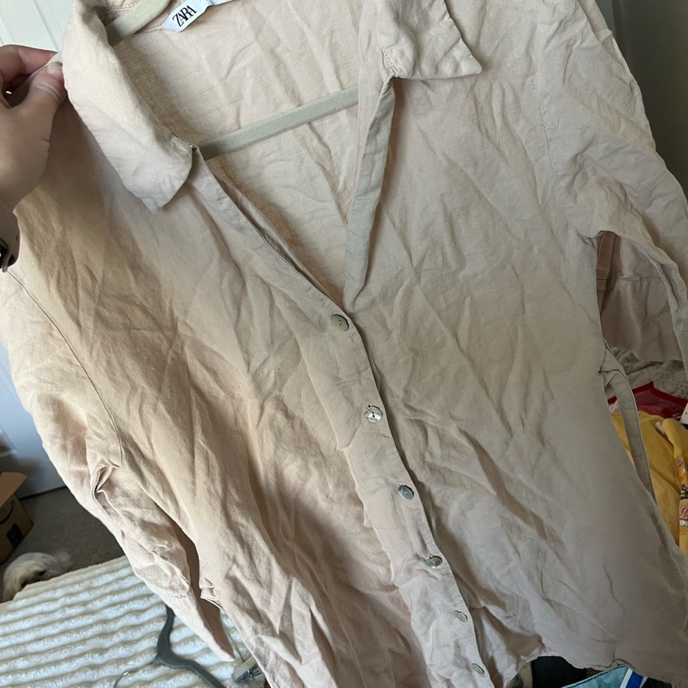 Zara Button-Up Dress - Picture 5 of 8